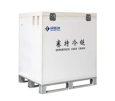 Vacuum insulated pallet box